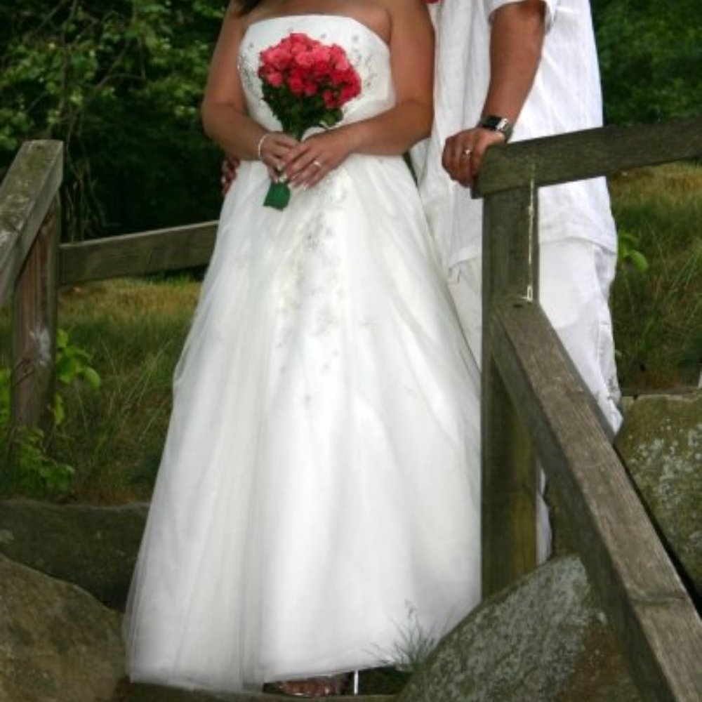 Wedding dress off white